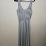 Show Me Your Mumu Kendall Sz Large Steel Blue SL24 Bridesmaid Lined Maxi Dress Photo 3
