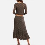 Free People NWOT women's Laney Long Sleeved Set Olive Green Photo 4
