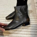Free People  Easy Does It Vegan Ankle Boots in Chocolate Brown Photo 7