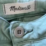 Madewell  The Curvy Emmett Wide-Leg Crop Pant Welt Pocket Edition Green 26P Photo 3