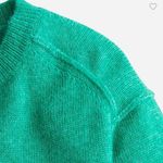 NWOT J Crew Relaxed Pullover Sweater Kelly Green Size S Photo 2