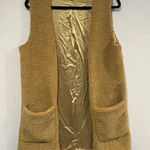 Gilli brown Sherpa‎ oversized vest Size M Photo 0