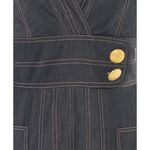 Anna Mason The Sun dress in lightweight black denim with signature pinkish topst Size 6 Photo 2