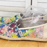 Toms Multicolor Crochet Espadrilles Flats Slip On Shoes Size 6.5 Photo 0