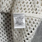 Liz Claiborne  Sweater S Open Knit Cotton Tunic Beach Cover Up Coastal Boho Chic Photo 5