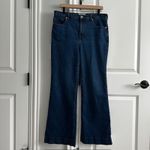 Everlane  The High Rise Flare Wide Leg Jean Size: 32 Dark Rinse Photo 2