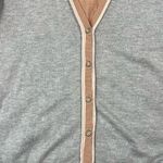 Loft dual tone varsity cardigan sweater Photo 2