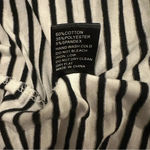 POL  Beckah Top babydoll tank black white striped size S Photo 6