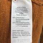 Madewell  Orange Earth Tone Open Front Cardigan Oversized XXS Photo 3