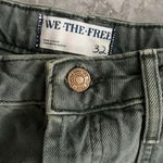 Free People Beginner’s Luck Cotton Cuffed Shorts, Olive Size 32 New w/Tag Photo 10