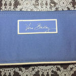 Vera Bradley  Women's Blue Floral Zip Wristlet‎ Clutch Organizer Wallet Photo 0