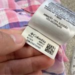 Columbia  Women’s Cotton Pink Camp Henry Short Sleeve Shirt Button Front Size L Photo 8