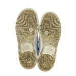 Nike  Court Vision Low White Blue Lace up Low Top Athletic Sneakers Shoes Sz 7.5 Photo 3