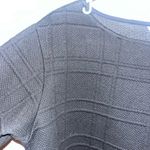 H&M  Black Lightweight Windowpane Textured Sweater Size Medium Photo 1