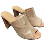 Donald Pliner  Metallic Leather Sandal size 8M Photo 0