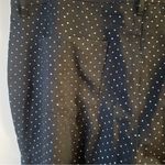 Talbots Black Skinny Dress Pants Metallic Silver Floral Printed Size 22W NEW Photo 8