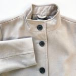 Old Navy  Womens‎ L Swing Coat Medium Gray Button Front Dressy Career Outdoor Photo 8