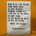 Vibrant Yellow One Shoulder Ruffle Dress Size Large Gold Photo 15