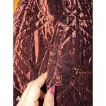 Free People  Jacket Womens Small Purple Quilted Velvet Longline Coat OB435754 Photo 7