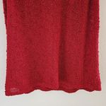 Chico's Women's size 3 / Lg Red French Crew Tank Sleeveless Blouse | Bay Shirt Photo 3