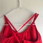 NVGTN Red Strappy Sports Bra size small Photo 2
