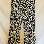 Motel Rocks  Zoven Trousers in 90’s Zebra Black and White‎ Size XS Photo 0