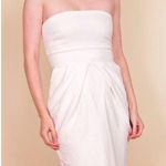 Banana Republic  White Strapless Dress Size: 0 (Extra Small) Wedding Rehearsal Photo 0