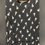 Reiss  Yvette floral lace appliqué bell sleeve dress 10 black and white tea party Photo 4