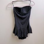 Ralph Lauren  Women's Black Beach Club swim Shirred skirted One-Piece Size 8 Photo 2