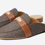 Michael Kors  logo plate flat mules Photo 0