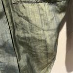 Vintage Silk Button Up Shirt Blouse Small Tie Dye Indie Classic Army Green Cute Photo 10