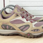 Merrell Azura Lace Up Hiking Shoes Sneakers Tan Pink Womens 9.5 Photo 0