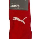 Puma Football Socks Red White Kneehigh Team Liga padded ankle Socks Sz 3 (5-6) Photo 0