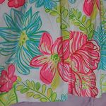 Lilly Pulitzer  PLEATED A LINE COTTON TWILL LINED BRIGHT BOLD FLORAL PREPPY SKIRT Photo 10