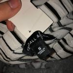 Kendall + Kylie Black and white striped off the shoulder romper  Photo 3