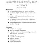 Lululemon Run: Swiftly Tech Racerback Tank Heathered Tender Violet Size 6 Photo 14