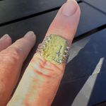 Tanzania Imperial Opal Sterling Silver Ring Green Photo 10