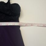 Torrid Chemise Womens Plus Size 2 2X Purple Satin Black Sexy Sheer Lace Lingerie Photo 4