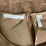 Helmut Lang  Women's Metallic Ruched‎ Satin Top Gold Medium Photo 4