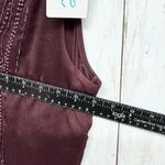 Coldwater Creek  Top Women Size XS Brown Beaded V-Neck Sleeveless Blouse Sheer Photo 3