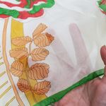 Vintage 60s Floral Chiffon Square Scarf Wraps Photo 9