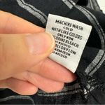 Habitat  Grey Black Linen Cropped Blouse Womens S Boxy Fit Lagenlook Casual Fall Photo 6