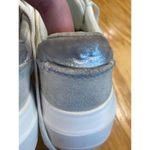 UGG  Athletic Shoes Women's 7 White Leather Lace Up Round Toe Low Top Sneaker S20 Photo 6