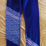 Athleta  Leggings Womens Small Asym Camo Sonar 7/8 Tight Purple Blue EUC Photo 0