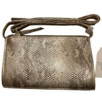 Time And Tru  Crossbody Purse Clutch Snake Skin Python Snakeskin Animal Print Met Photo 1