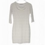Forever 21 ‎ Elegant Cream Crochet Lace Dress Sz Med Photo 0