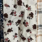 Vintage 70s Chessa Davis Belt Set of 3 Belts Retro Tie Fabric Women Floral Plaid Blue Photo 12