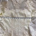 VINTAGE 80s Wedding Dress White Size undefined Photo 8
