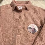 VICI NWT Pink Petals Los Angeles light Pink sherpa coat jacket Photo 4