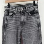 SLVRLAKE Hero Jeans Size 25 Midnight Rider NEW Distress High Rise Fray Straight Black Photo 9